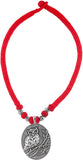 Voylla Artifictial Classic Oxidised Cotton Dori Necklace