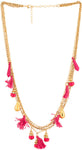 Voylla Artifictial Yellow Gold Plated Alloy Necklace