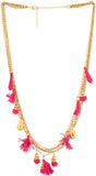 Voylla Artifictial Yellow Gold Plated Alloy Necklace