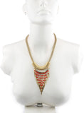 Voylla Artifictial Yellow Gold Plated Alloy Necklace