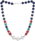 Voylla Artifictial Silver Plated Alloy Necklace