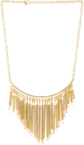 Voylla Artificial Classic Plain Yellow Gold Plated Alloy Necklace