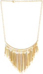 Voylla Artificial Classic Plain Yellow Gold Plated Alloy Necklace