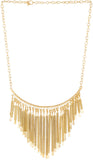 Voylla Artificial Classic Plain Yellow Gold Plated Alloy Necklace