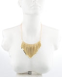 Voylla Artificial Classic Plain Yellow Gold Plated Alloy Necklace