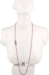 Voylla Artificial Simplicity Plain Crystal Silver Plated Alloy Necklace