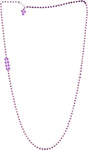 Voylla Artificial Simplicity Plain Crystal Silver Plated Alloy Necklace
