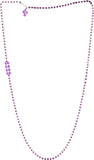 Voylla Artificial Simplicity Plain Crystal Silver Plated Alloy Necklace