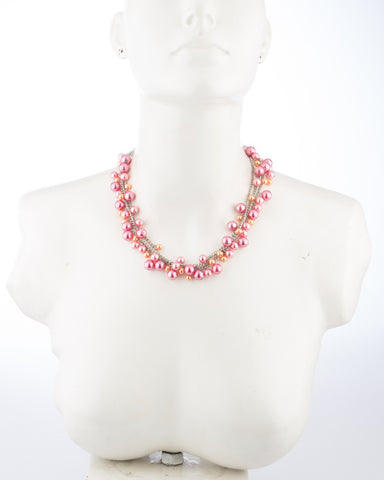 Voylla Artificial Simplicity Plain Silver Plated Alloy Necklace