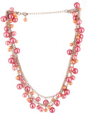 Voylla Artificial Simplicity Plain Silver Plated Alloy Necklace