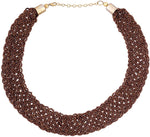Voylla Artificial Simplicity Plain Yellow Gold Plated Alloy Necklace