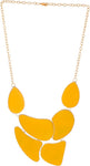 Voylla Artificial Simplicity Plain Crystal Yellow Gold Plated Alloy Necklace