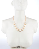 Voylla Pearl Rose Gold Plated Alloy Necklace
