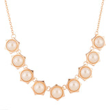 Voylla Pearl Rose Gold Plated Alloy Necklace
