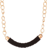 Voylla Artificial Beaded Plain Yellow Gold Plated Alloy Necklace