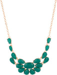 Voylla Artificial Classic Plain Crystal Yellow Gold Plated Alloy Necklace