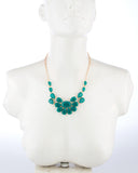 Voylla Artificial Classic Plain Crystal Yellow Gold Plated Alloy Necklace