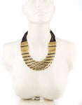 Voylla Crystal Yellow Gold Plated Alloy Necklace