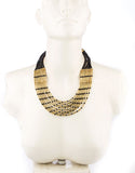Voylla Crystal Yellow Gold Plated Alloy Necklace