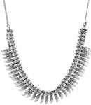 Voylla Artificial Classic Oxidised Silver Plated Alloy Necklace