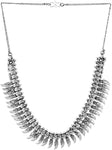 Voylla Artificial Classic Oxidised Silver Plated Alloy Necklace