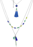 Voylla Artificial Classic Plain Silver Plated Alloy Necklace