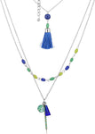 Voylla Artificial Classic Plain Silver Plated Alloy Necklace