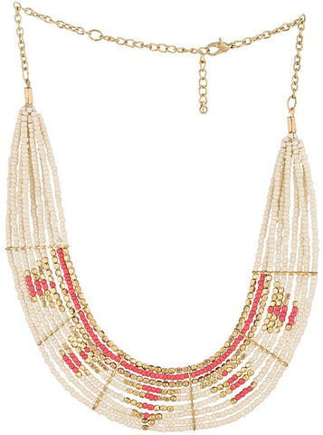 Voylla Artificial Classic Plain Yellow Gold Plated Alloy Necklace