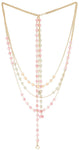 Voylla Artificial Classic Glossy Pearl Yellow Gold Plated Metal Necklace