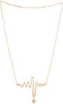 Voylla Artificial Plain Yellow Gold Plated Alloy Necklace