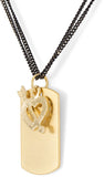 Voylla Artificial Classic Embellished Yellow Gold Cubic Zirconia Alloy Pendant