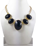 Hotpiper Beautiful Yellow Gold Plated Acrylic Necklace