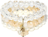 DressBerry Crystal Enamel Bracelet Set