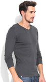 Numero Uno Solid Men's V-neck T-Shirt