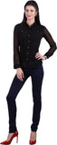 Haute curry by Shoppers Stop Women's Solid, Woven Casual, Formal Shirt