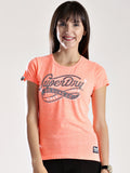 Superdry Self Design Women's Round Neck T-Shirt