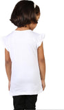 My Little Joy Casual Short Sleeve Printed Girl's Top