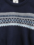 YK Self Design Round Neck Casual Boy's Sweater