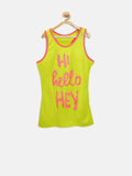 Reebok Casual Sleeveless Printed Girl's Top