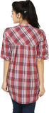 Eves Pret A Porter Women's Checkered Casual Shirt