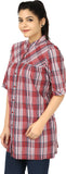 Eves Pret A Porter Women's Checkered Casual Shirt