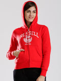 Russell Athletic Full Sleeve Printed Women's Sweatshirt