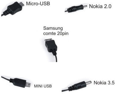 99Gems LR GOLD 5 in 1 MOBILE / MP3 USB USB Cable