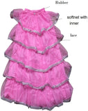 Unique Fashion Self Design Girl's Lehenga, Choli and Dupatta Set