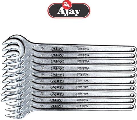 Ajay A113-7 Single Sided Open End Wrench Set