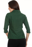 Mustard Women's Solid Casual Shirt