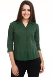 Mustard Women's Solid Casual Shirt