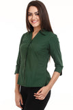 Mustard Women's Solid Casual Shirt