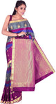 Annapurna Silks Woven, Embroidered Kanjivaram Handloom Art Silk Sari