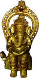 Art Antiqua AA-1203091-Reading Ganesha Showpiece  -  9 cm